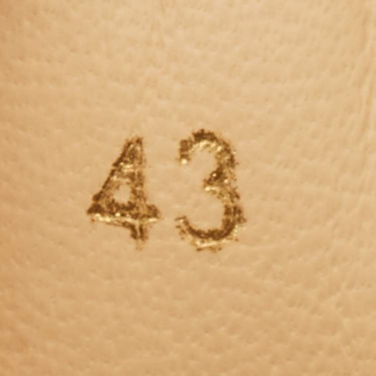 Pre Owned Christian Louboutin Fun Louis Junior Size 43 Navy Blue Suede Low Top Sneakers