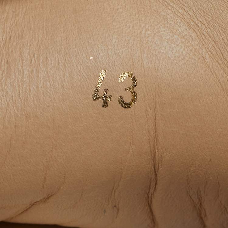 Pre Owned Christian Louboutin Lou Spike Orlato Size 43 Multicolor Leather and Velvet High Top Sneakers