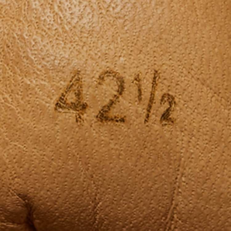 Pre Owned Christian Louboutin Louis Spikes Size 42.5 Black Leather High Top Sneakers