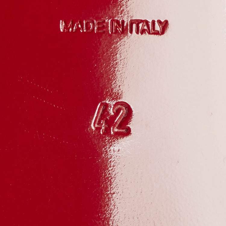 Pre Owned Christian Louboutin Officialito Tassel Size 42 Navy Blue Velvet Smoking Slippers