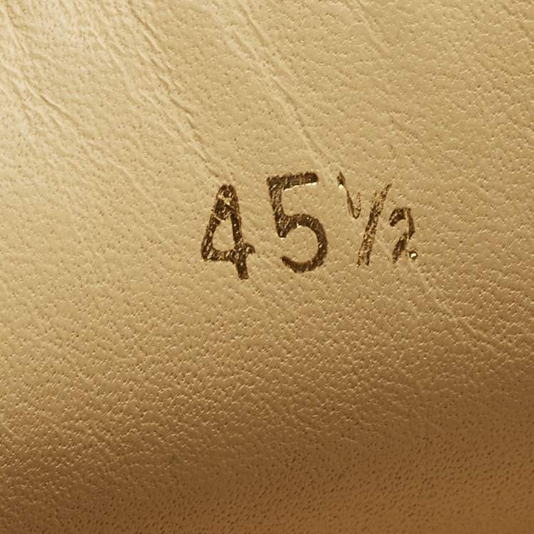 Pre Owned Christian Louboutin Paqueboat Size 45.5 Black Suede Slip On Loafer Sneakers