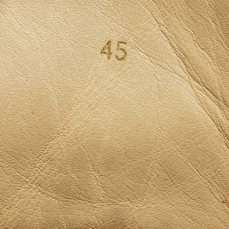 Pre Owned Christian Louboutin Louis Size 45 Navy Blue Crystals and Python Leather High Top Sneakers