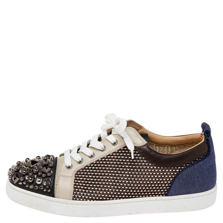 Christian Louboutin Louis Orlato High-Top Sneakers - Navy - 43.5