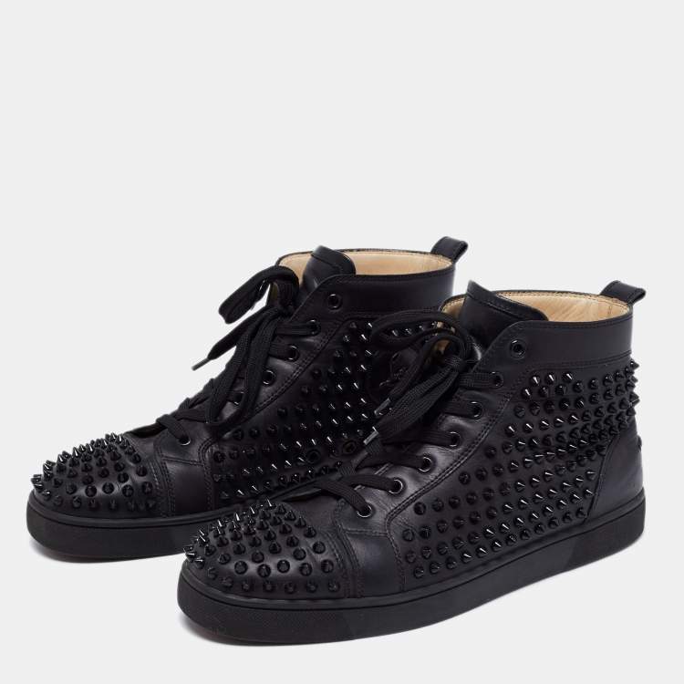 Christian Louboutin Louis Spikes High-Top Sneakers