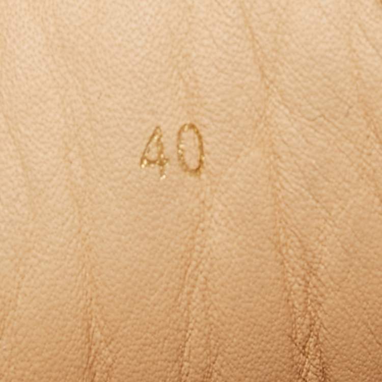 Pre Owned Christian Louboutin Black/Red Leather, Mesh and Neoprene Louis Spikes Orlato Sneakers Size 40