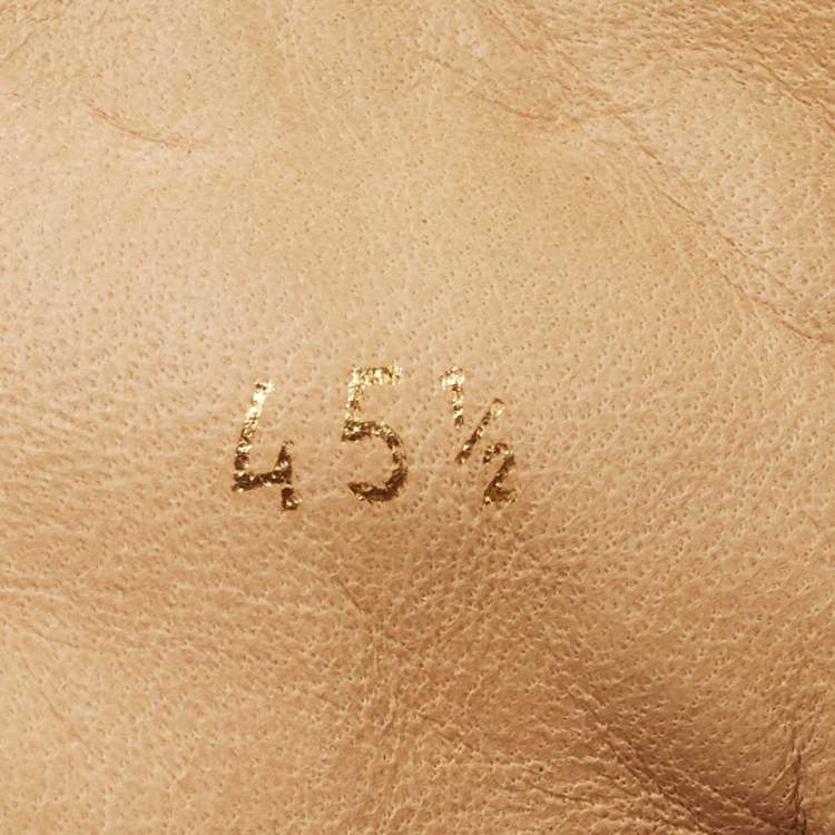 Pre Owned Christian Louboutin Multicolor Patent Leather Rantus Stripes High Top Sneakers Size 45.5