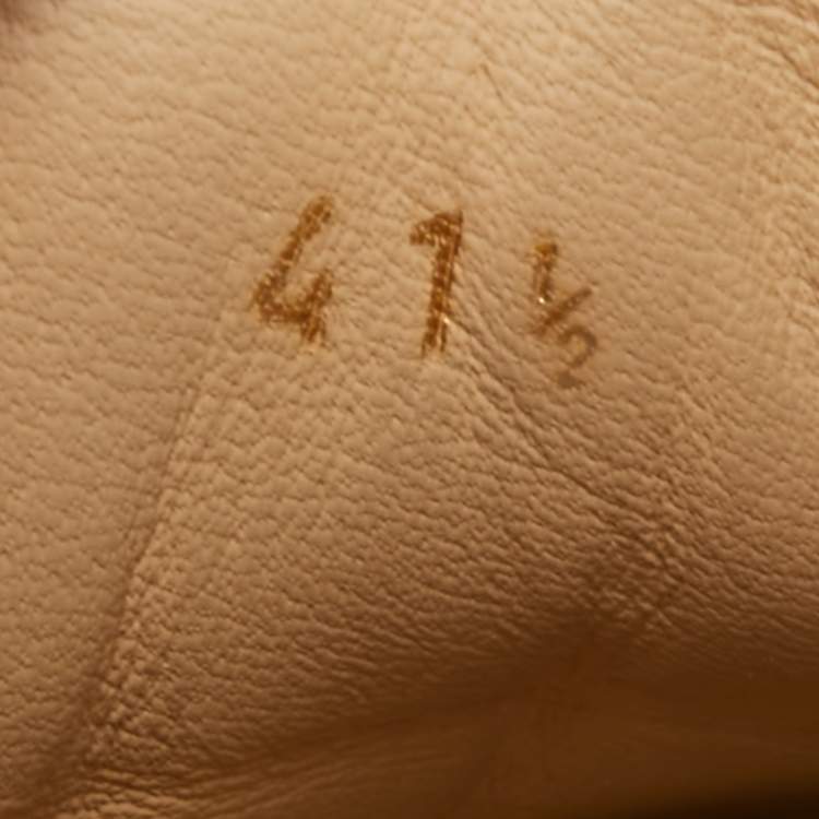 Pre Owned Christian Louboutin Black Suede Happyrui Spike Sneakers Size 41.5  