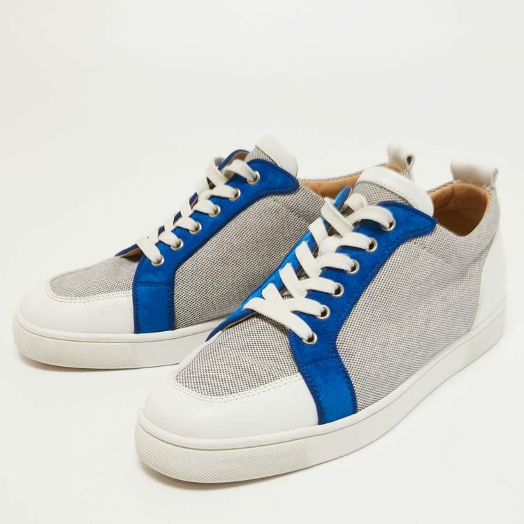 Christian Louboutin, Rantulow Suede Sneakers, Men, Blue