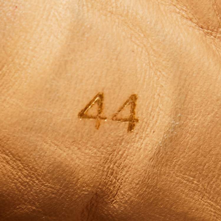 مملوكة مسبقًا Christian Louboutin Multicolor Canvas and Leather Rantulow Sneakers Size 44