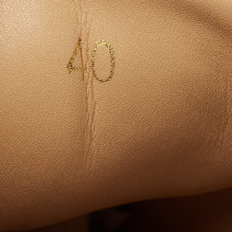 Pre Owned Christian Louboutin Green Suede Louis Junior Sneakers Size 40 