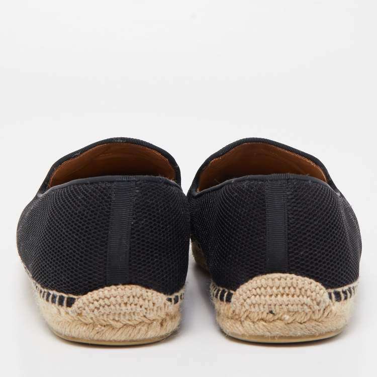 Pre Owned Christian Louboutin Mesh  Nanou Orlato Espadrilles Flats Size 44