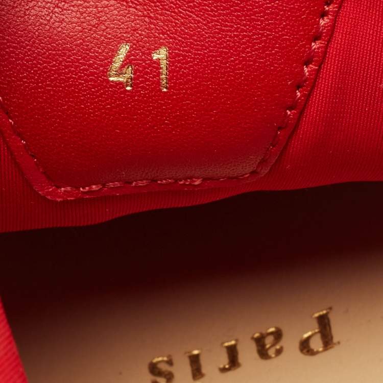 Pre Owned Christian Louboutin White Neoprene Spike Sock Slip On Sneakers Size 41