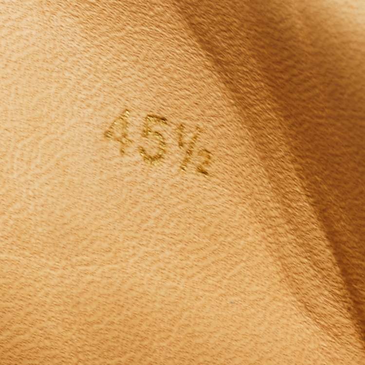 Pre Owned Christian Louboutin Green Suede Louis Junior Spikes High Top Sneakers Size 45.5