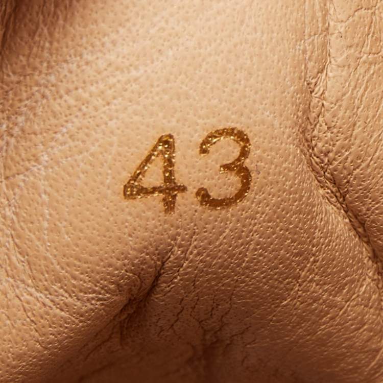 Pre Owned Christian Louboutin White Leather Elastikid Sneakers Size 43