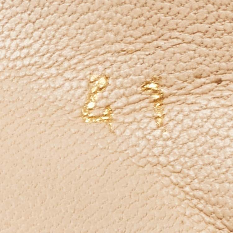 Pre Owned Christian Louboutin Brown Canvas Rantus Orlato High Top Sneakers Size 41