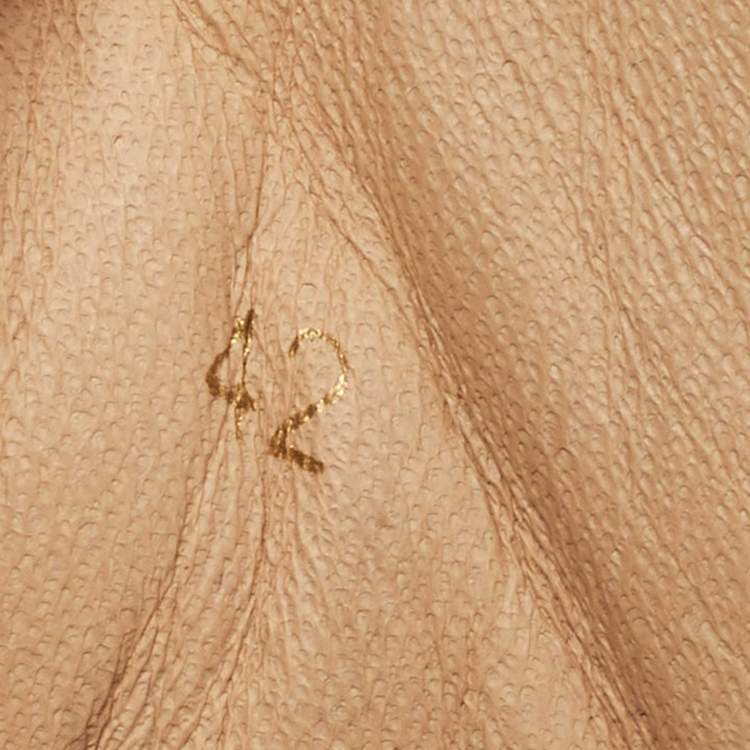 Pre Owned Christian Louboutin Blue Suede Louis junior Spike Low Top Sneakers Size 42