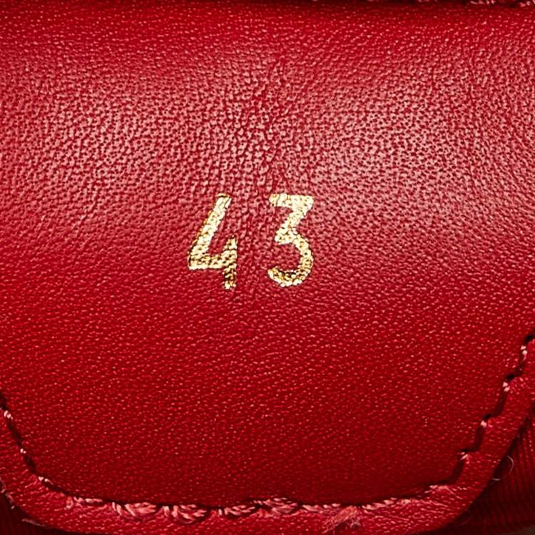 Pre Owned Christian Louboutin Black Neoprene Spike Sock Slip On Sneakers Size 43