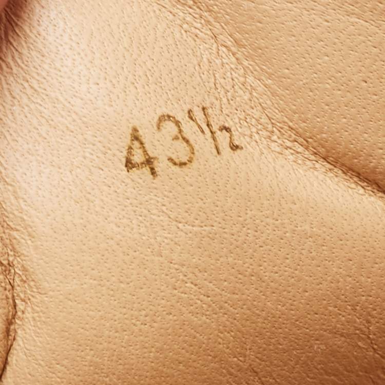 Pre Owned Christian Louboutin Multicolor Mesh and Leather Louis Junior Spikes Sneakers Size 43.5