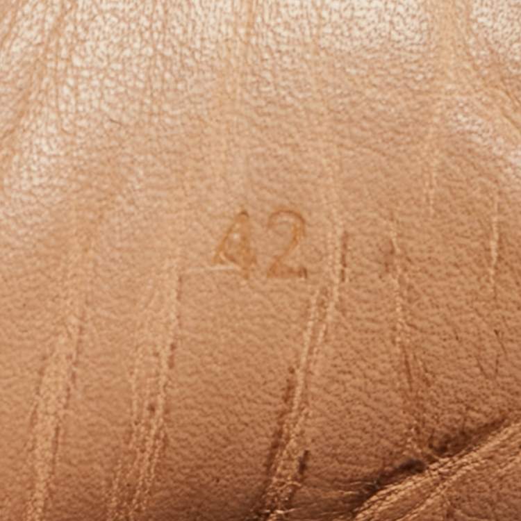 Pre Owned Christian Louboutin Black Suede Lou Spikes High Top Sneakers Size 42