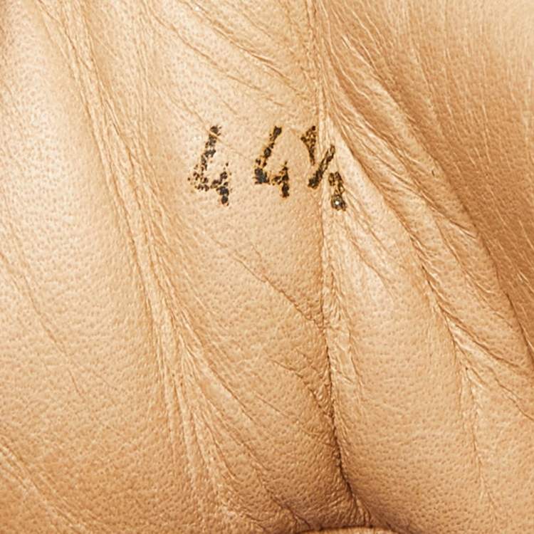 Pre Owned Christian Louboutin Multicolor Suede and Python Leather Loubikick High Top Sneakers Size 44.5