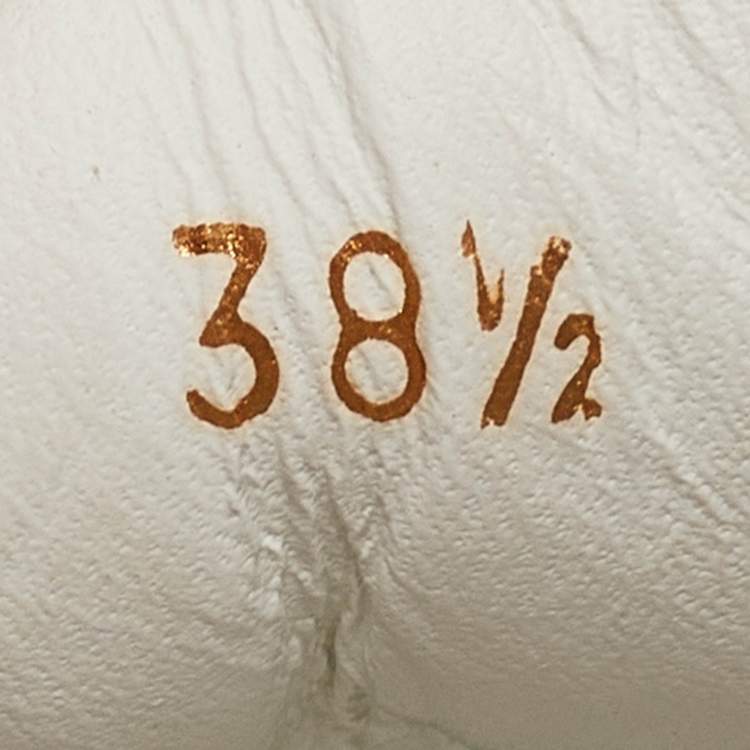 Pre Owned Christian Louboutin Neon Peach Patent Leather Louis Junior Low Top Sneakers Size 38.5