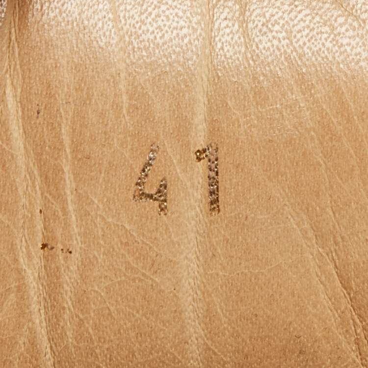 مملوكة مسبقًا Christian Louboutin Navy Blue Leather Louis Junior Sneakers Size 41