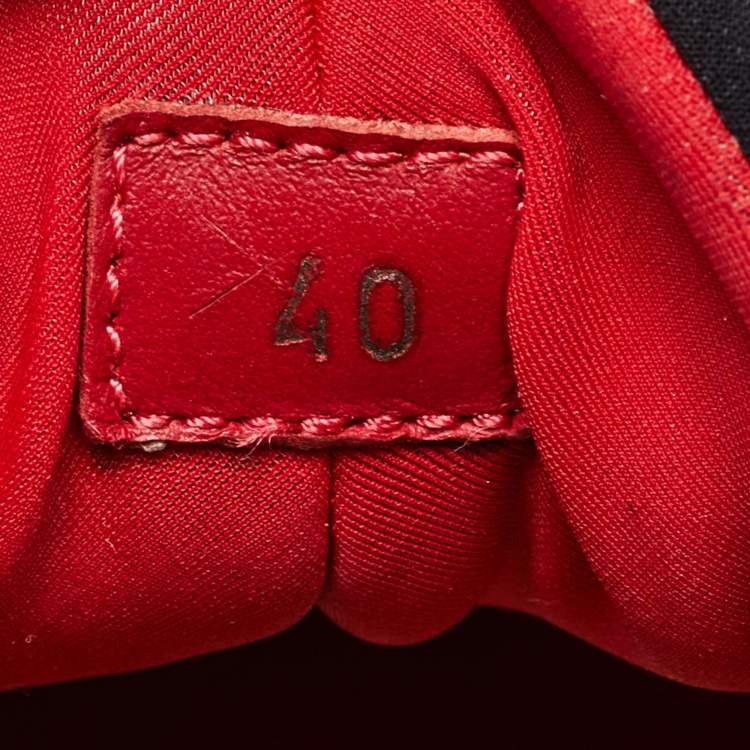 Pre Owned Christian Louboutin Black Leather and Suede  Aurelien Sneakers Size 40