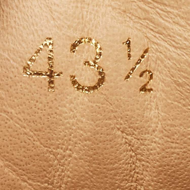 Pre Owned Christian Louboutin Beige Suede Rantulow  Low Top Sneakers Size 43.5