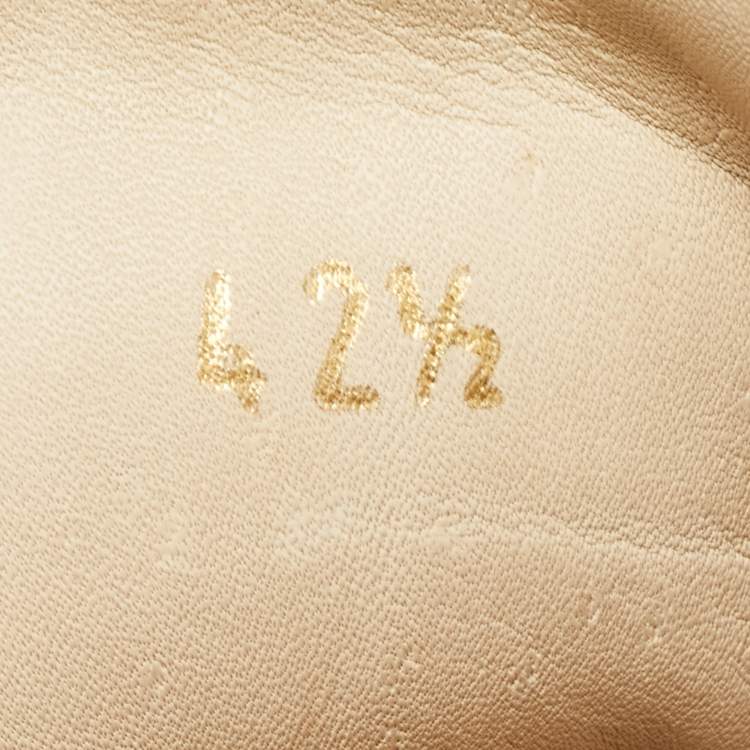 مملوكة مسبقًا Christian Louboutin Metallic Python Rantus Orlato Sneakers Size 42.5