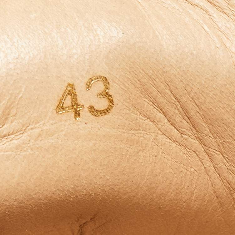 مملوكة مسبقًا Christian Louboutin Black Leather Rantulow Sneakers Size 43