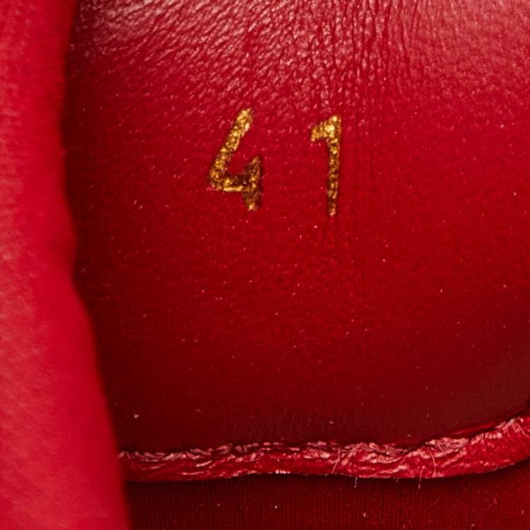 Pre Owned Christian Louboutin Black Neoprene Spike Sock Slip On Sneakers Size 41