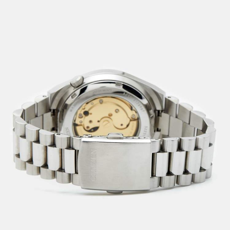 Pre Owned Citizen Yellow Stainless Steel Classic 8210-S126967 Men's Wristwatch 40 mm