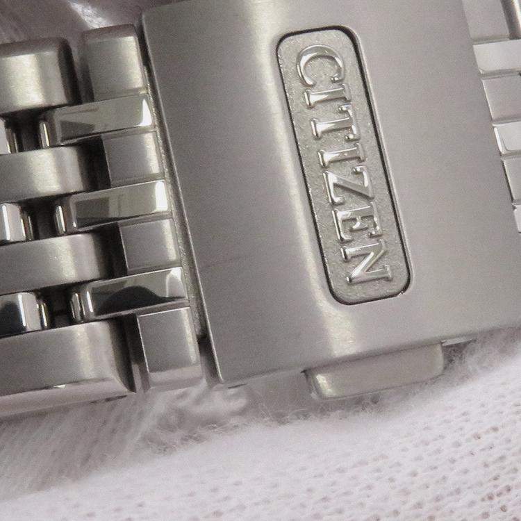 Pre Owned Citizen Eco-Drive A060-T024874 Automatic Blue Titanium Men's Wristwatch 38 mm