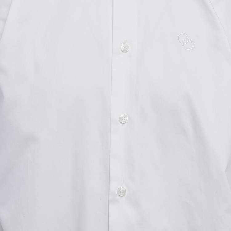 Pre Owned Class by Roberto Cavalli White Cotton Long Sleeve Shirt XXL