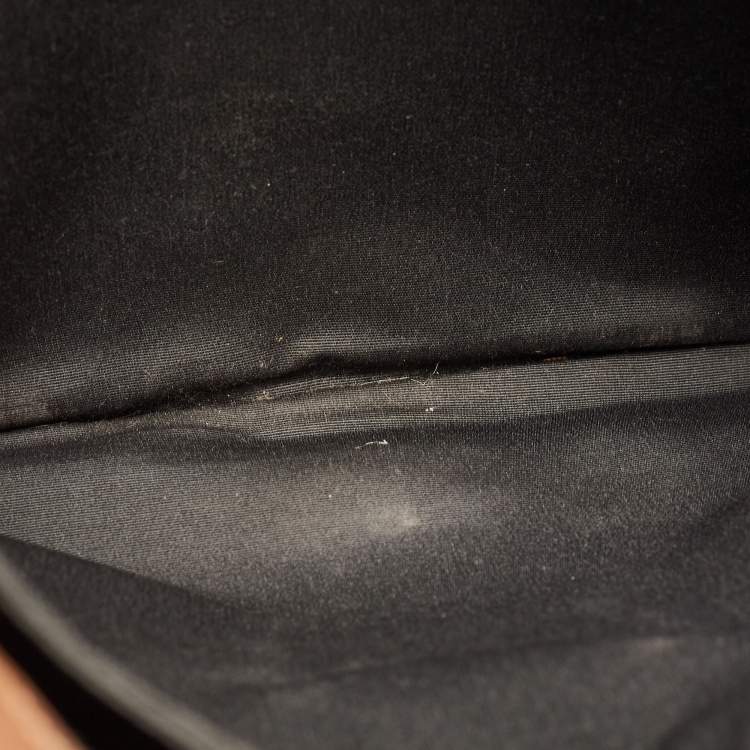 Pre Owned Coach Brown Leather Double Zip Metropolitan Briefcase Bag