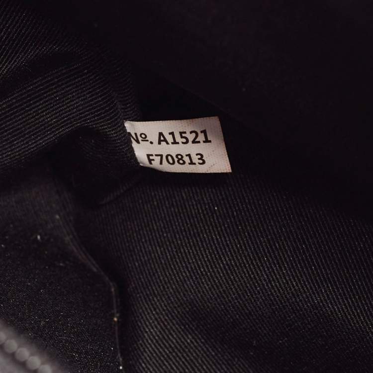 Pre Owned Coach Black Leather Heritage Web Messenger Bag