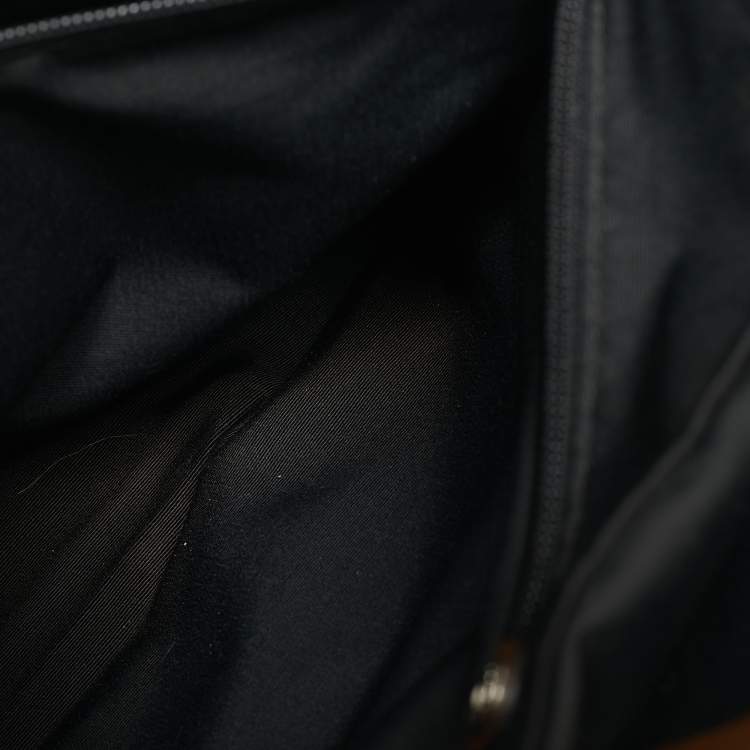Pre Owned Coach Brown/Black Leather Bond Briefcase Bag