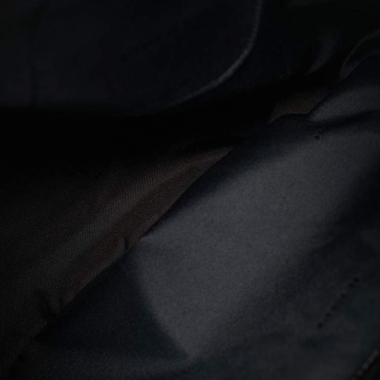 Pre Owned Coach Black Leather Manhattan Backpack