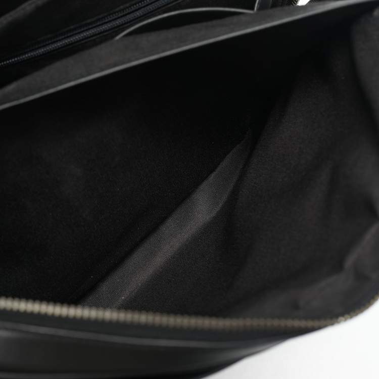 Pre Owned Coach Black Leather Graham Briefcase