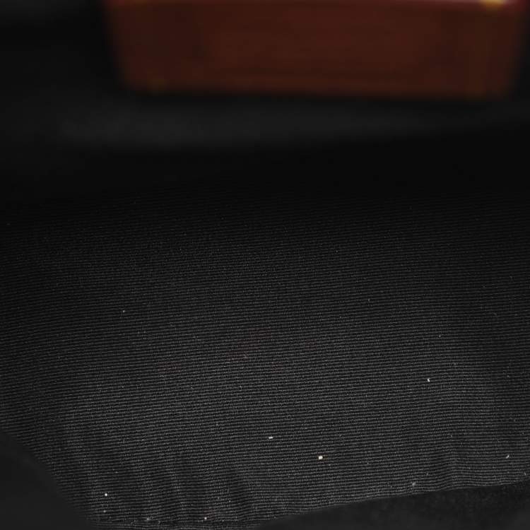 Pre Owned Coach Racer Black Leather Pack Bag