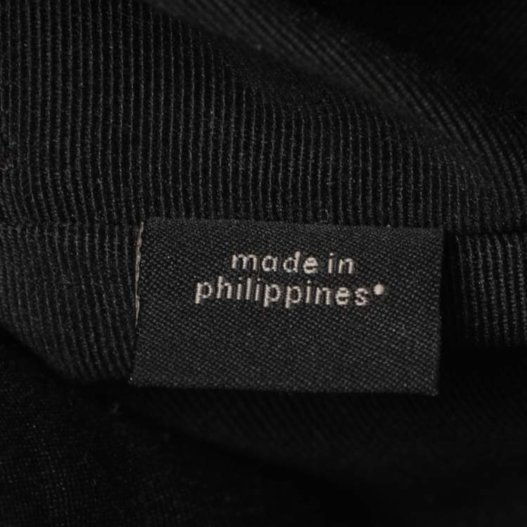 Pre Owned Coach Racer Black Leather Pack Bag