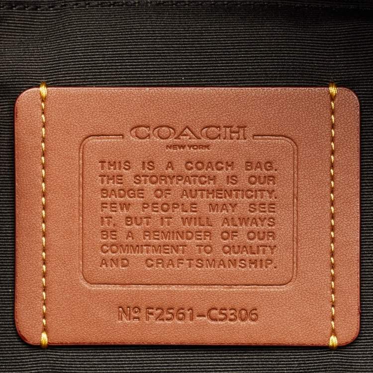 Pre Owned Coach Venturer Black Leather Duffel Bag