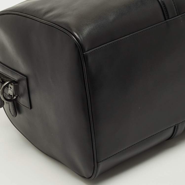 Pre Owned Coach Venturer Black Leather Duffel Bag