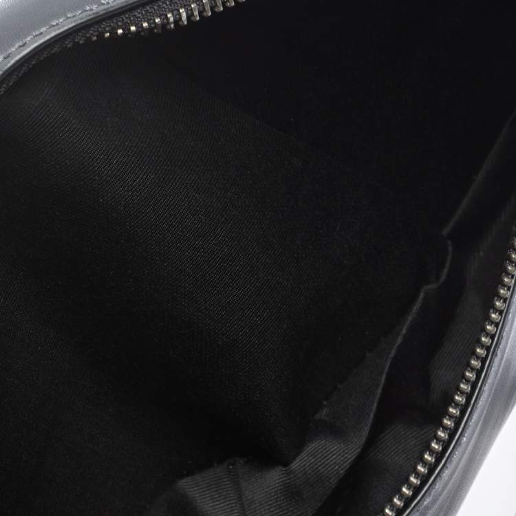 Pre Owned Coach Grey Leather Body Bag