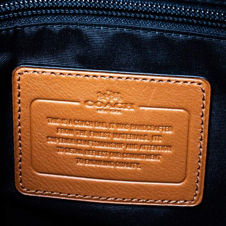 مملوكة مسبقًا Coach Tan Leather Sullivan Messenger Flap Bag