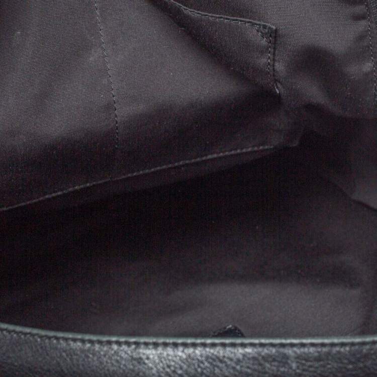 Pre Owned Coach Black Leather Campus Backpack