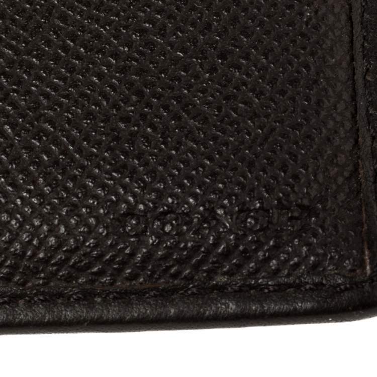 Pre Owned Coach Brown Coated Canvas and Leather Bi Fold Wallet