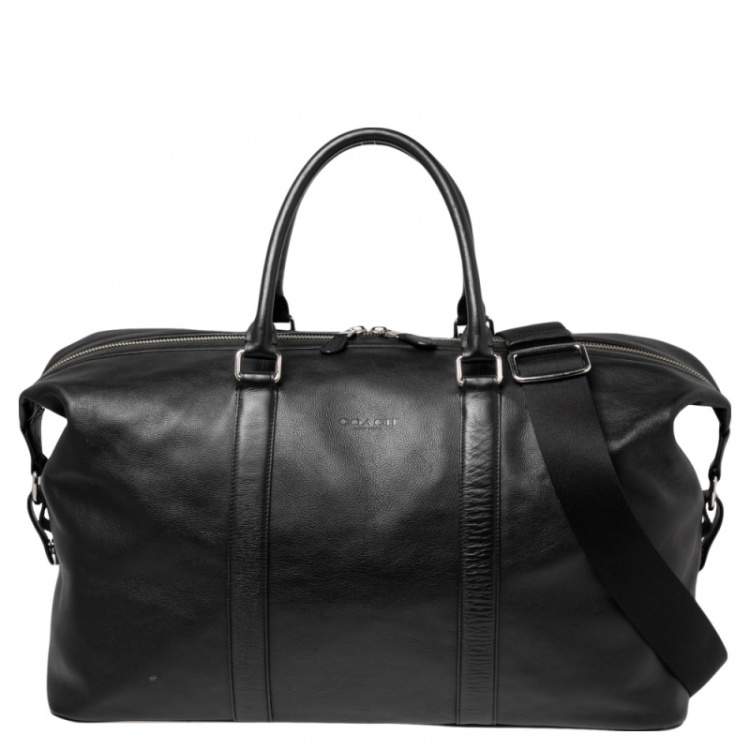 Voyager leather travel bag Louis Vuitton Black in Leather - 37343689