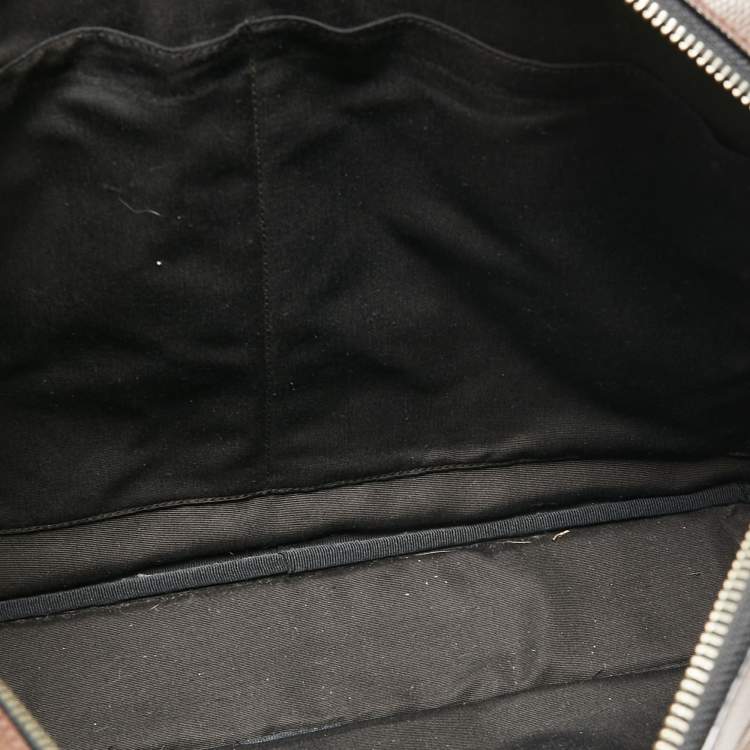 Pre Owned Coach Brown Leather Briefcase Laptop Bag