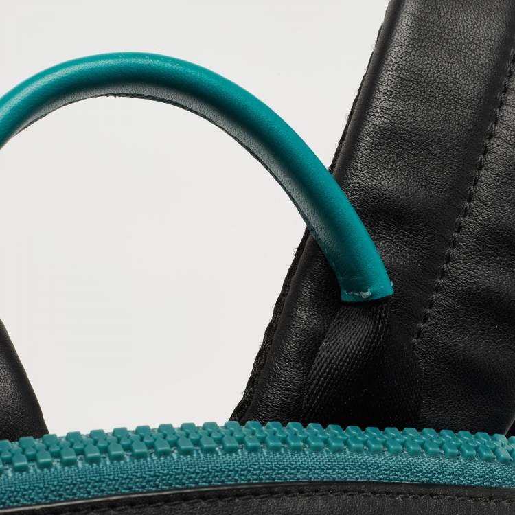 Pre Owned Coach Multicolor Signature Coated Canvas and Leather West Backpack 